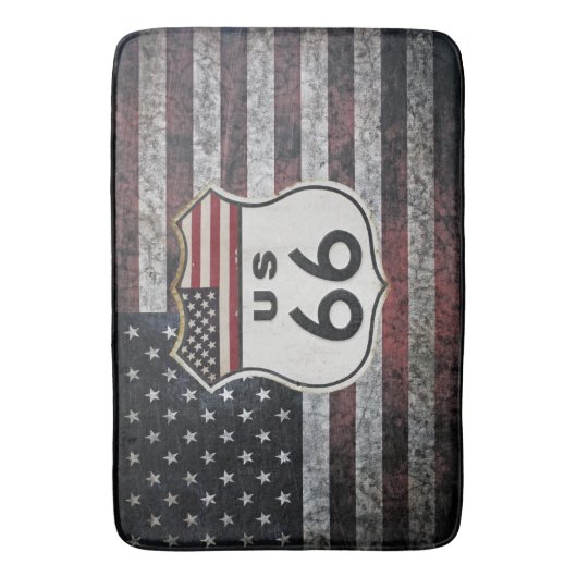 Route 66 badmat (Voorkant Verticaal)