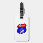 Route 66 bagagelabel (Voorkant verticaal)