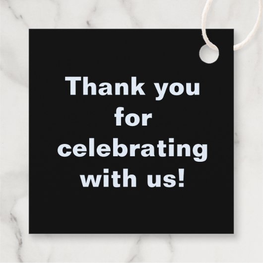 Route 66 bedankjes labels (Achterkant)