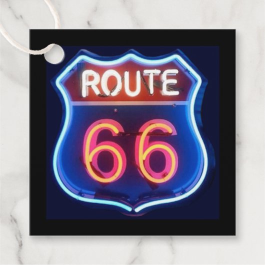 Route 66 bedankjes labels (Voorkant)