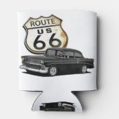 route 66 bel lucht en teken blikjeskoeler (Achterkant)