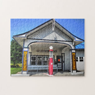 Route 66 Benzine Stations. Legpuzzel