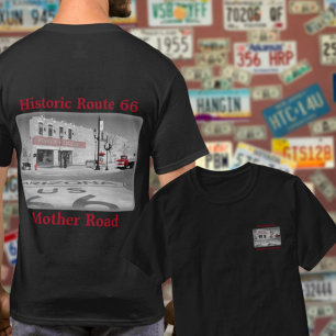 Route 66  Bestemming Winslow Arizona Foto T-shirt