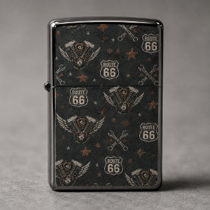 Route 66 Biker Garage Vlam