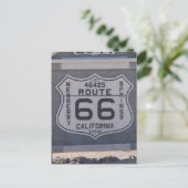 Route 66 briefkaart (Staand voorkant)