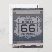 Route 66 briefkaart (Voorkant / Achterkant)