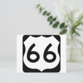 Route 66 briefkaart (Staand voorkant)