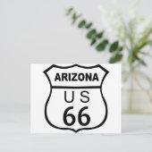 Route 66 briefkaart (Staand voorkant)