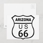 Route 66 briefkaart (Voorkant / Achterkant)