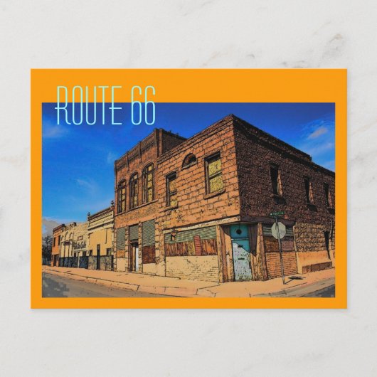 Route 66 Briefkaart (Voorkant)