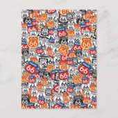 Route 66 briefkaart (Voorkant)
