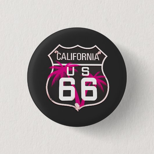 Route 66 Button (Voorkant)