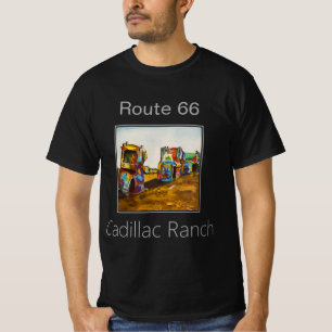 Route 66, Cadillac Ranch, Amarillo, Texas T-shirt