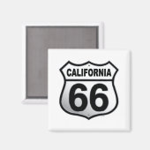 Route 66 California Magnet (Recto/Verso)