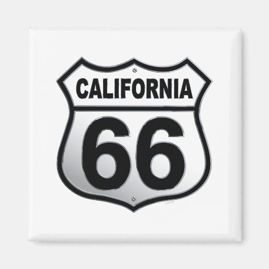 Route 66 California Magnet (Devant)