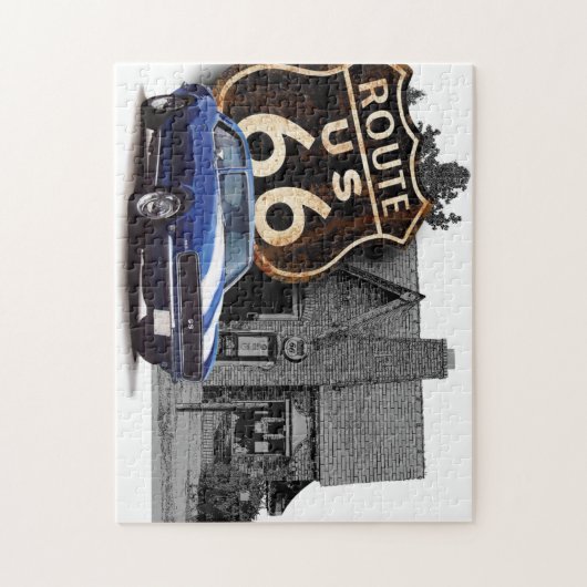 Route 66 Camaro Legpuzzel (Verticaal)