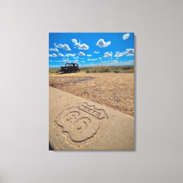 route 66 canvas afdruk