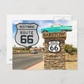 Route 66 Carte postale de voyage (Devant / Derrière)