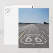 ROUTE 66 CARTE POSTALE DE VOYAGE (Devant / Derrière)