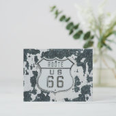 Route 66 Carte postale vintage (Debout devant)