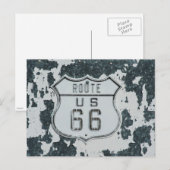Route 66 Carte postale vintage (Devant / Derrière)