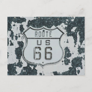 Route 66 Carte postale vintage