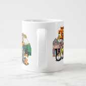 Route 66 Cartoon Giant Coffee Mug (Dos)