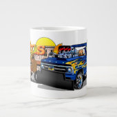 Route 66 Cartoon Giant Coffee Mug (Devant)