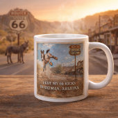 Route 66 Centennial Oatman Donkey Artwork Extra Grote Beker