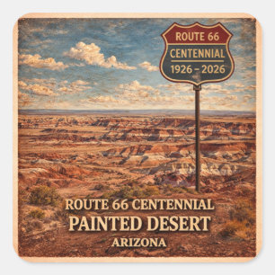 Route 66 Centennial Painted Desert Sticker