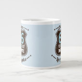 Route 66 Chicago - Los Angeles Vintage Style Mug (Devant)