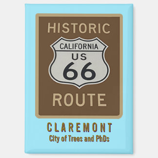 Route 66 Claremont Fridge Magnet Magneet
