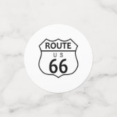 Route 66 confetti (Kleine voorkant)