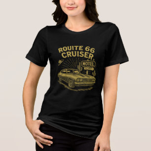 Route 66 Cruiser: De Ride nieuw leven inblazen Tri-Blend Shirt