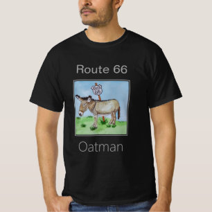 Route 66, de ezel van de Oatman T-shirt
