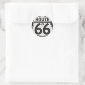 Route 66 - De Moederweg Ronde Sticker (Tas)