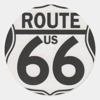 Route 66 - De Moederweg Ronde Sticker