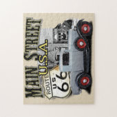 Route 66 de Scène van de Dienst Legpuzzel (Verticaal)