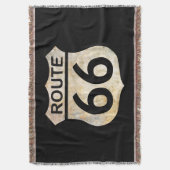 Route 66 deken (Voorkant Verticaal)
