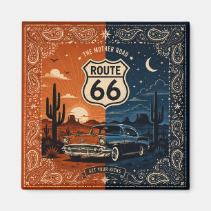Route 66 Desert Bar Room Stijl Magneet