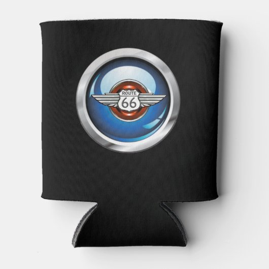 Route 66 Drank Koelbox Houder - srf Blikjeskoeler (Voorkant)