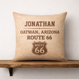 Route 66 Eeuwfeest Oatman Ezel Persoonlijk Kussen