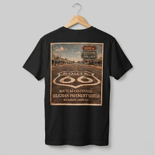 Route 66 Eeuwfeest Seligman Verharding Kledingstuk T-shirt