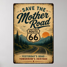 Route 66 erfgoed wegdecoratie kunst