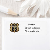 Route 66 etiket (Insitu)