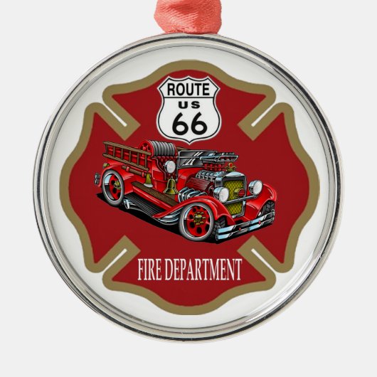 Route 66 Fire Department Ornament (Voorkant)