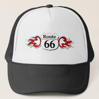 Route 66 Flames Trucker Pet