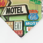 ROUTE 66 FLEECE DEKEN (Hoek)