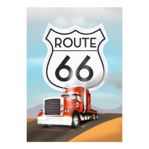 Route 66 foto afdruk