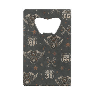 Route 66 Garage Bar Essentieel Kredietkaart Flessenopener